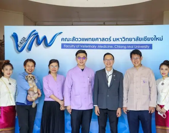 คณบดีร่วมแสดงความยินดีคณะสัตวแพทยศาสตร์สถาปนาครบรอบ 28 ปี