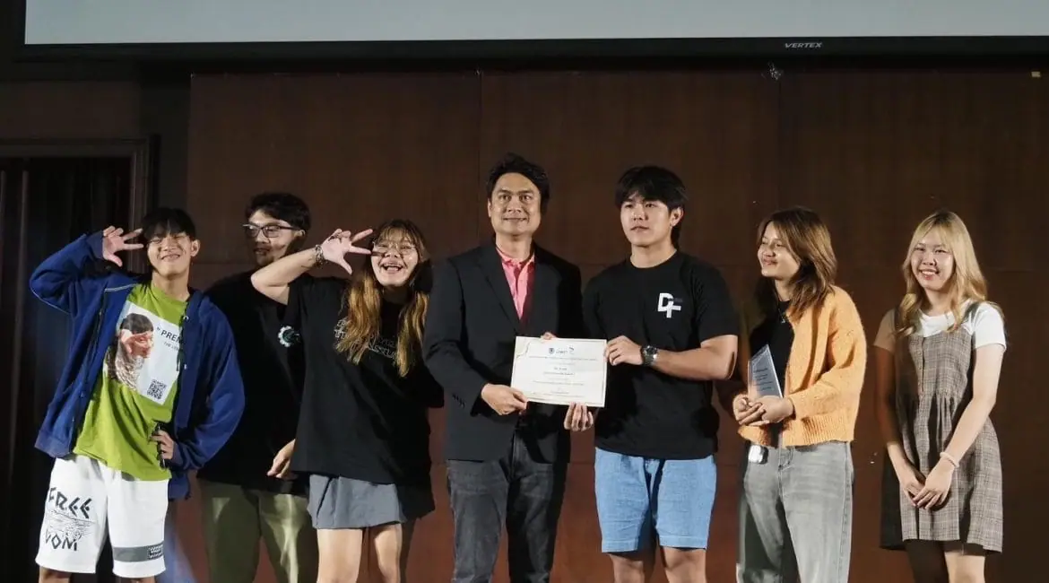 นศ. Digital Film ปี 1 คว้ารางวัลชนะเลิศระดับประเทศ การประกวดภาพยนตร์สั้นเมืองพัทยา “PATTAYA SHORT FILM ครั้งที่ 2”