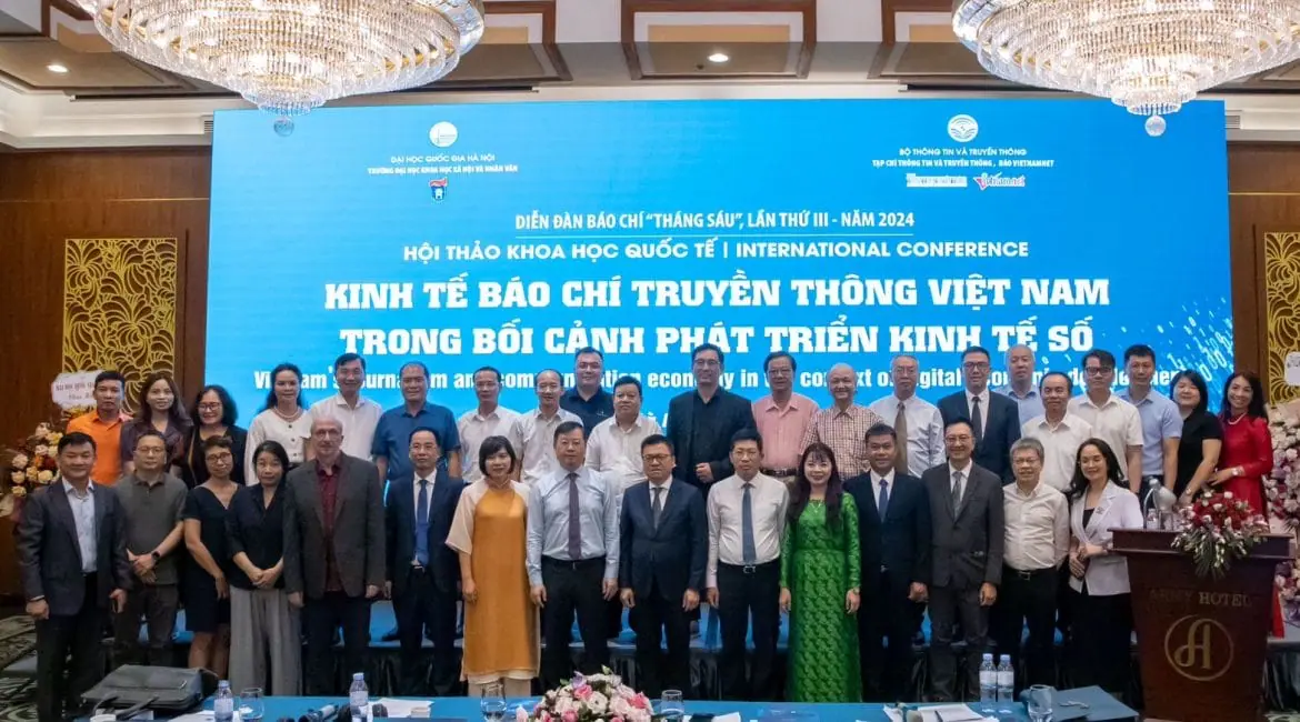 ที่ปรึกษา CIC CMU เข้าร่วมประชุมนานาชาติ Vietnamese Journalism and Communication Economy in the Context of Digital Economy Development ณ กรุงฮานอย