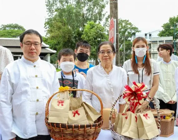 คณบดีการสื่อสารฯ มช. ร่วมพิธีทำบุญตักบาตรเนื่องในวันอาสาฬหบูชา ประจำปี 2567 ณ ข่วงวัฒนธรรม มช.