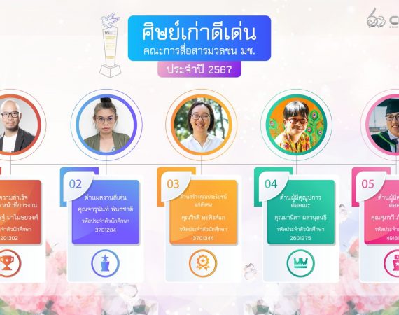 ศิษย์เก่าดีเด่น คณะการสื่อสารมวลชน ประจำปี 2567