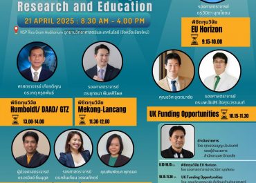 (สัมมนา) ขอเชิญเข้าร่วมการสัมมนา “Unlocking Global Opportunities: International Funding for Research and Education”